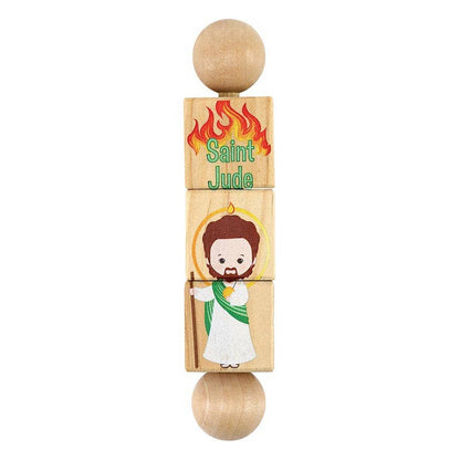 Mighty Men Saints Rotating Puzzle: 6.5" L x 1.5" W