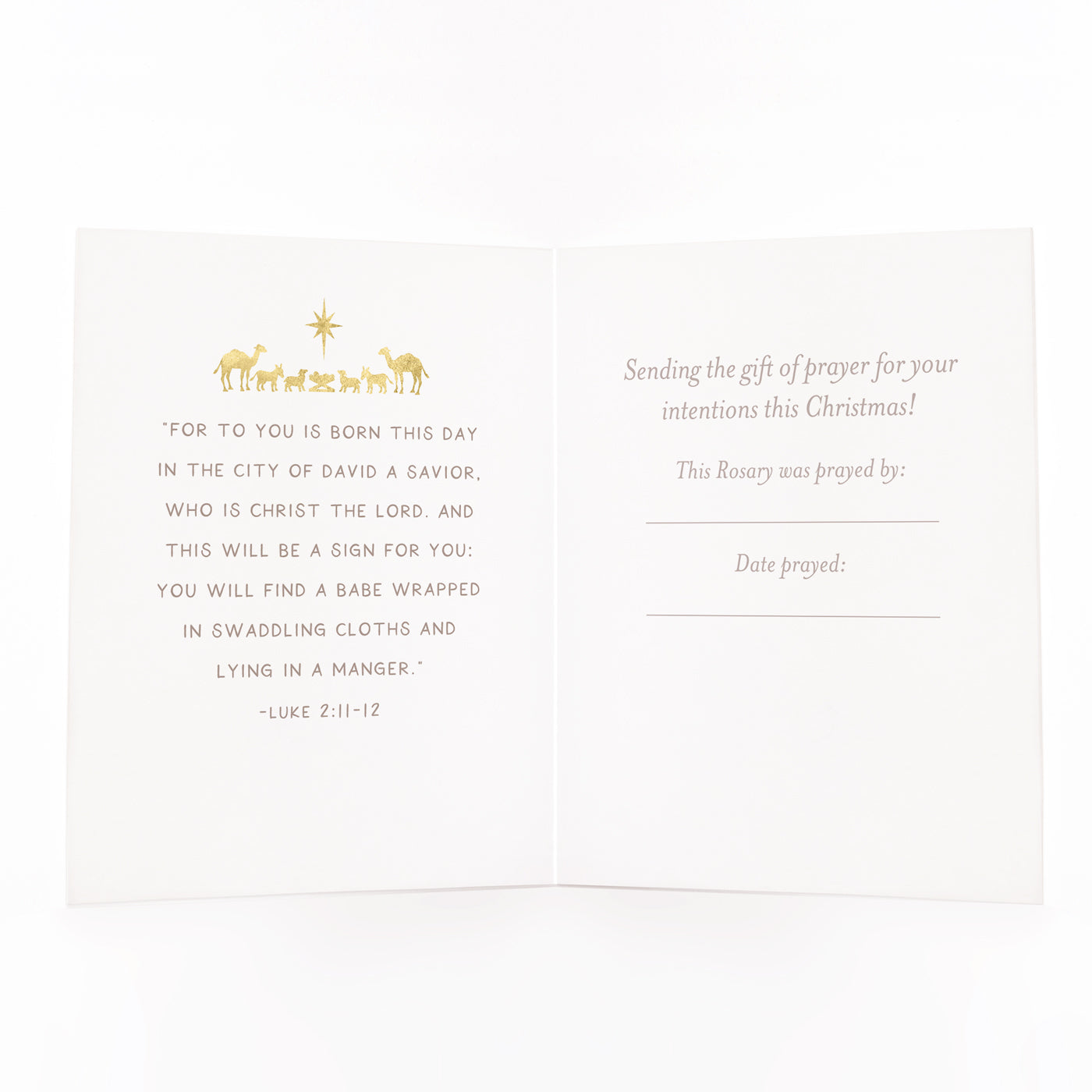 Rosary Card | Titles of Jesus | Christmas