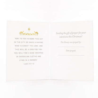 Rosary Card | Titles of Jesus | Christmas