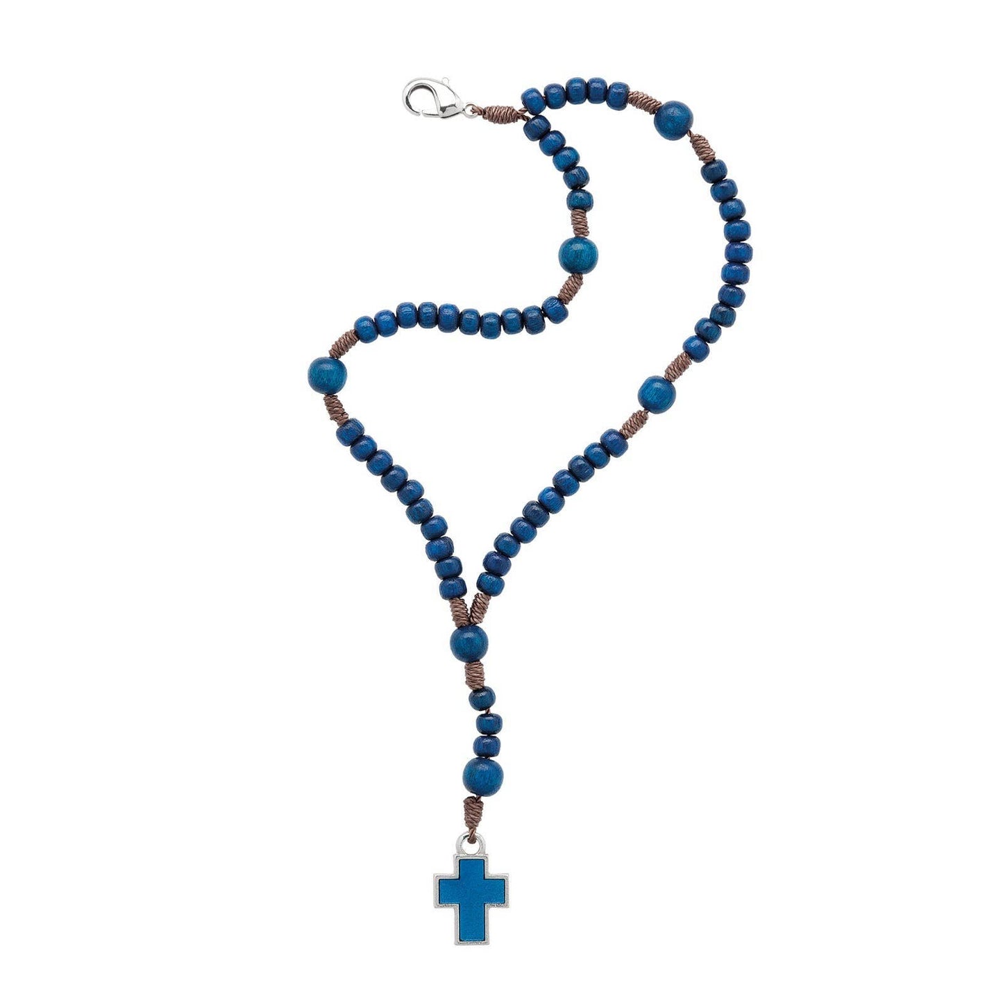 Blue Bracelet Rosary for Kids