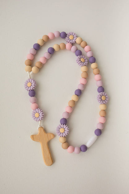 Therese Purple Baby Rosary | Baptism/Christening Gift