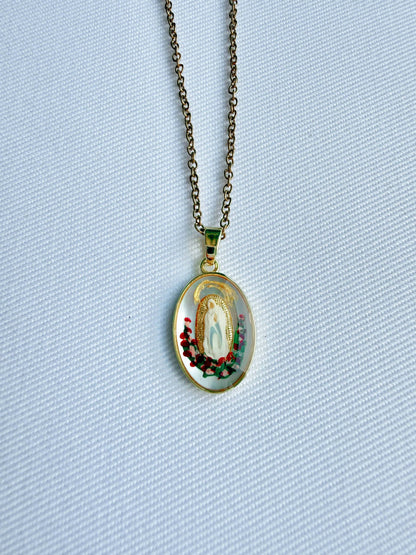 Dainty Our Lady of Lourdes Necklace