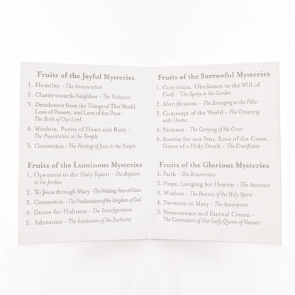 Fruits of the Rosary | Blue