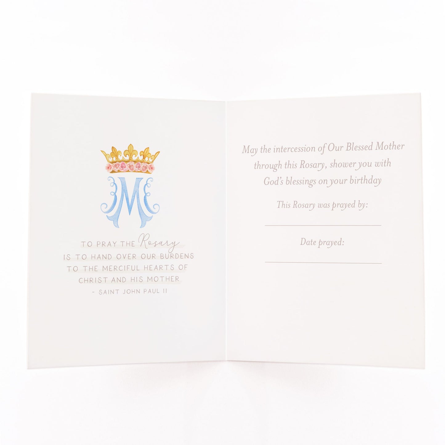 Rosary Card | Mixed Set | Birthday | 4 Pack