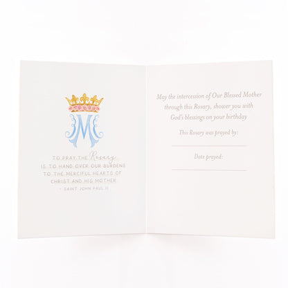 Rosary Card | Mixed Set | Birthday | 4 Pack