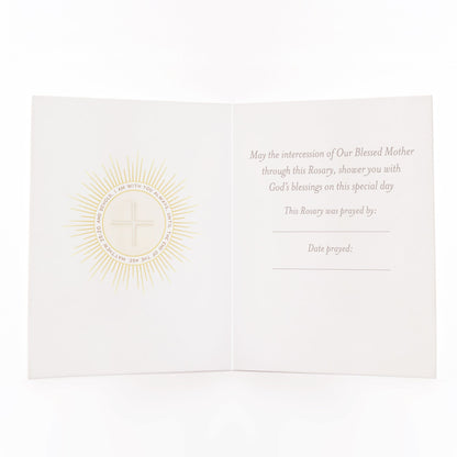 Rosary Card | Sacrament | First Holy Communion